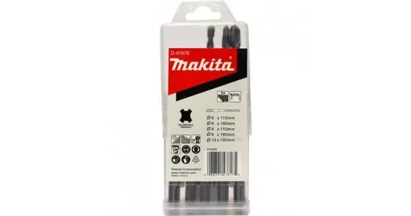 5dílná sada vrtáků SDS-plus Makita D-61678 Sezónní Sleva