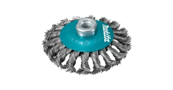 Miskovitý kartáč 115mm drát nerezový splétaný 0,5mm Makita D-77584 Speciální Cena