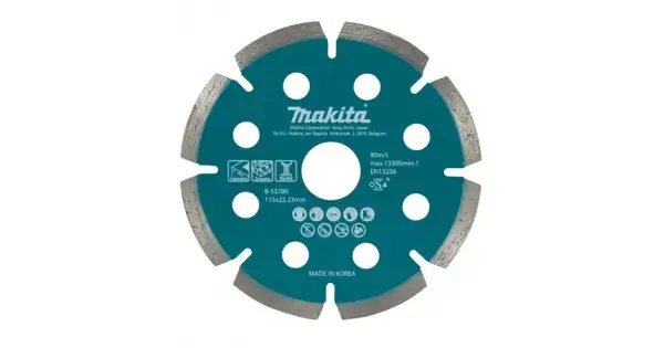 Kotouč řezný diamantový 115x1,6x22,23mm pro aku úhlové brusky Makita B-53780 Omezená Nabídka