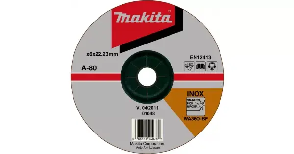 Kotouč brusný nerez 180x6x22,23mm Makita A-80880 Akce