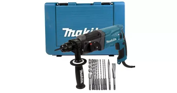 Originální Kombinované kladivo s příslušenstvím Makita HR2470X16