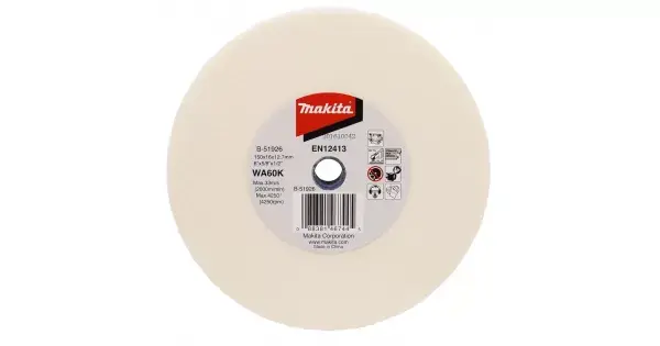 Kotouč brusný WA60K 150x16x12,7mm bílý Makita B-51926 Ihned K Objednání