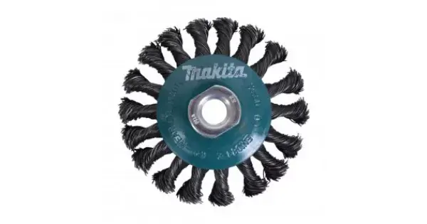 Autentický Miskovitý kartáč z ocelového drátu,splétaný drát 0,5mm,100mm Makita D-39861