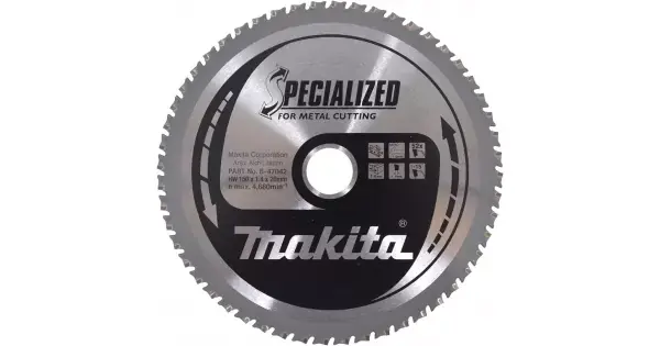Kotouč pilový ocel SPECIALIZED 150x1,4x20mm 52Z (tenká ocel SPECIALIZED) Makita B-47042 Finální Výprodej