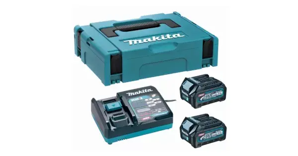 Ověřený Sada Makita 2xBL4025 Li-ion XGT 40V/2,5Ah + nabíječka DC40RA 191J81-6
