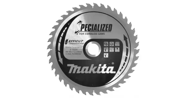 Aktuální Kotouč pilový kompozitní dřevo Efficut 165x1,5x20mm 40Z Makita E-12223