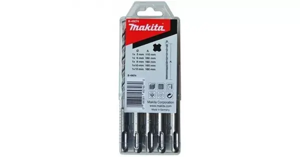 Nejlepší Cena Sada vrtáků SDS-Plus V-Plus 5 ks v plastové krabičce Makita B-49074