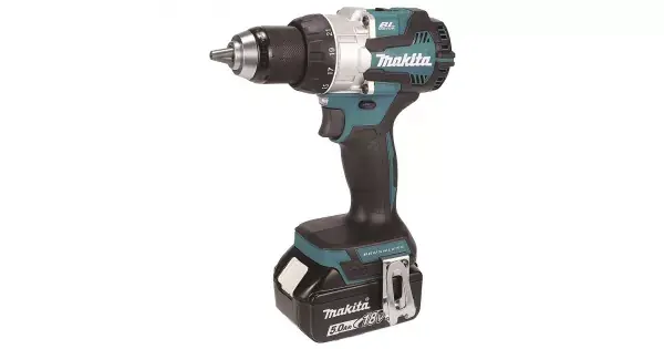 Vysoce Kvalitní Aku bezuhlíkový šroubovák Li-ion LXT 18V/2x5,0Ah, Makpac Makita DDF489RTJ