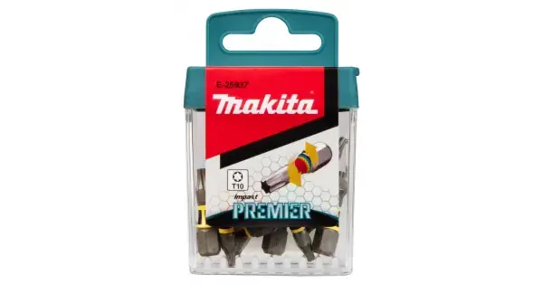 Torzní bit řady Impact Premier (C-form) T10-25mm, 15 ks Makita E-25937 Nejprodávanější