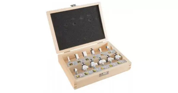 Sada fréz 6 mm 12 ks v dřevěné krabičce Makita D-57065 Kup Teď