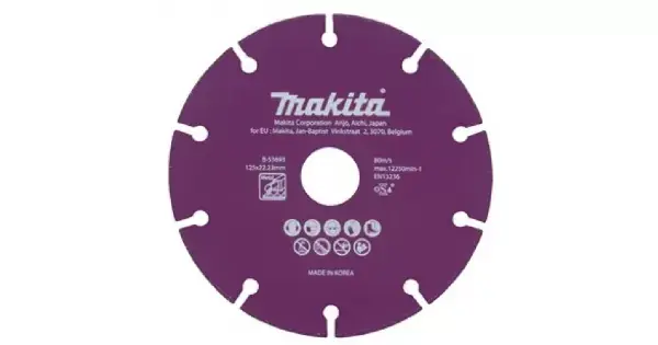 Vrácení Zdarma Kotouč řezný diamantový ocel 125x1,3x22,23mm Makita B-53693