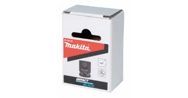 Klíč nástrčný 1/2", čtyřhran, IMPACT BLACK, 21mm Makita E-16178 Ihned K Objednání