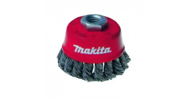 Miskový kartáč z ocelového drátu-splétaný drát 65mm Makita P-04488 Finální Výprodej