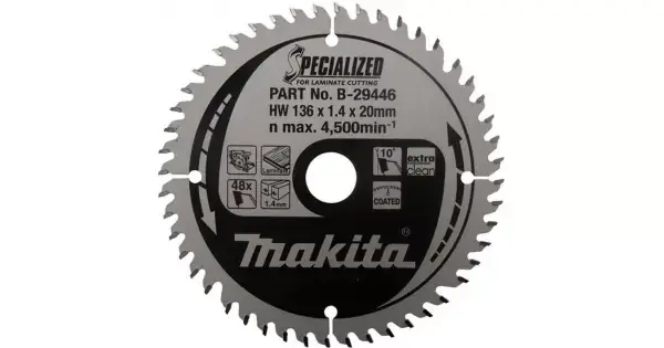 Nejprodávanější Pilový kotouč na lamino 250x30mm 84T Makita B-29480