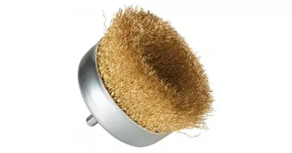 Novinka Miskovitý kartáč potažený mosazí pr. 80 mm Makita D-73645