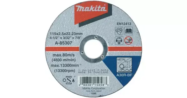 Kotouč řezný ocel 115x2,5x22,23mm Makita A-85307 Speciální Cena