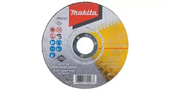 Kotouč řezný nerez 115x1,0x22,23mm A60V, 12ks Makita E-17114-12 Výprodej