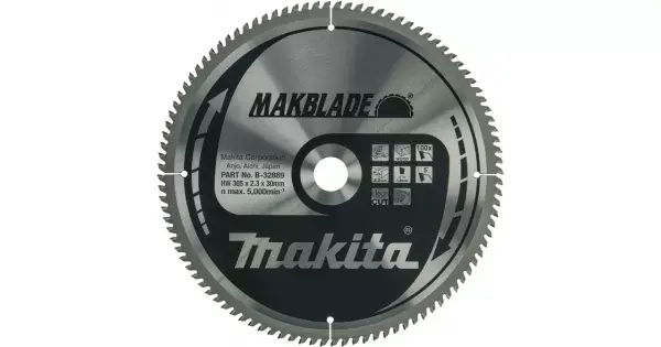 Kotouč pilový dřevo MAKBLADE 305x2,3x30mm 100Z Makita B-32889 Víkendová Akce
