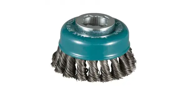 Miskovitý kartáč z ocelového drátu, splétaný drát průměr 0,5mm X‐LOCK 80mm Makita D‐73380 Miskovitý kartáč z ocelového drátu, splétaný drát průměr 0,5mm X-LOCK 80mm Makita D-73380 Nejprodávanější