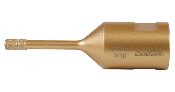 Vysoce Kvalitní Děrovka s diamantovým zrnem 5mm (závit M14 pro úhlovou brusku) Makita D-79902