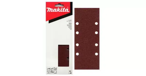Top Prodej Papír brusný 93x228mm 8 děr K120, 10ks Makita P-36011