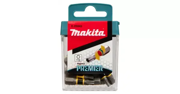 Nejlepší Volba Torzní bit řady Impact Premier (C-form) T15-25mm, 15 ks Makita E-25943