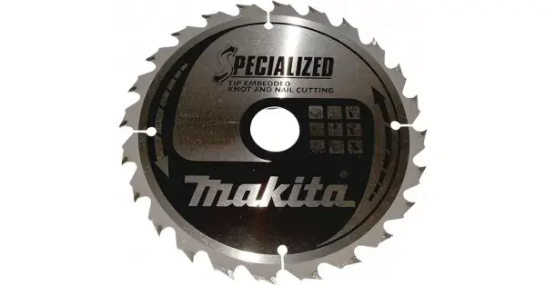 Výprodej Kotouč pilový dřevo SPECIALIZED se zapuštěnými zuby 190x2x30mm 24Z Makita B-33118