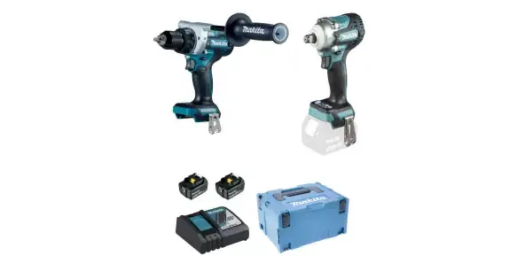 Sezónní Sleva Aku sada DDF492+DTW300 Li-ion LXT 18V/2x5,0Ah Makita DLX2588TJ