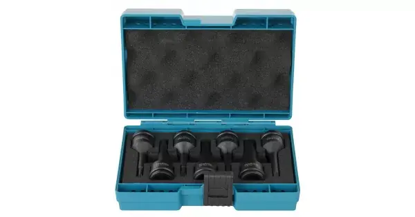 Super Cena Sada nástrčných klíčů čtyřhran 1/2" IMPACT BLACK 7 ks v plastové krabičce Makita E-23628