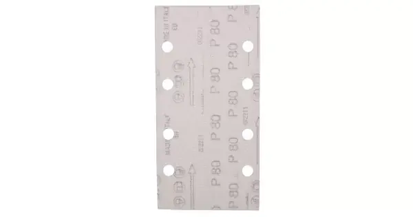 Papír brusný suchý zip 93x185mm 8 děr K80, 10ks Makita E-19641 Novinka