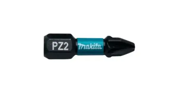 Torzní bit 1/4" IMPACT BLACK PZ2, 25mm 2 ks Makita 1.313841 Cenově Výhodný