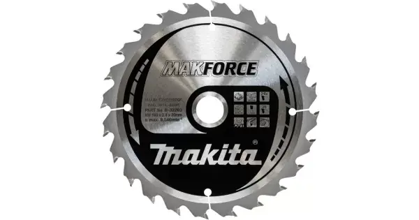Kotouč pilový dřevo MAKFORCE 160x2,4x20mm 24Z Makita B-32203 Poslední Šance