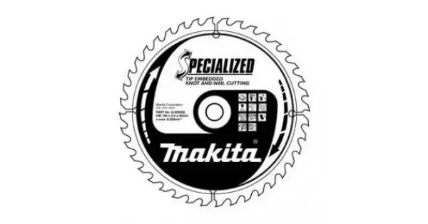 Kotouč pilový dřevo SPECIALIZED se zapuštěnými zuby 235x2.3x30mm 24Z Makita B-09444 Dokud Zásoby Vydrží