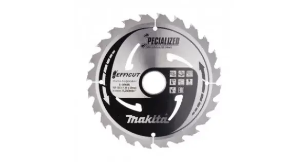 Levný Kotouč pilový dřevo Efficut 185x1.45x30mm 24Z Makita E-08676