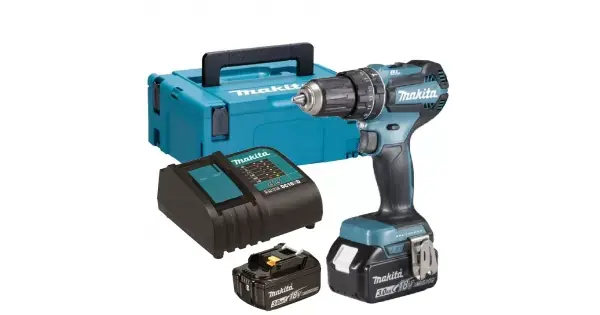Aku bezuhlíkový příklepový šroubovák Li-ion LXT 18V 2x3,0Ah Makpac Makita DHP485SFJ Hit Sezóny