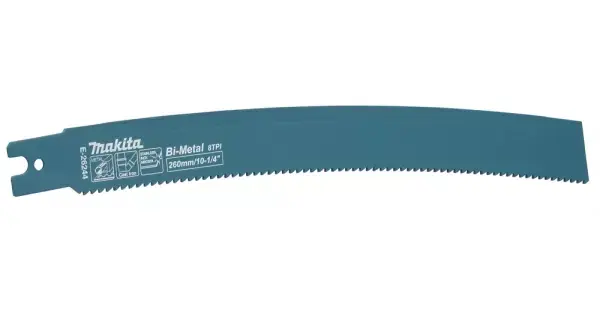 Ověřený Makita Pilový list BiM 260x1.6mm, 8Z, 5ks special zahnutý JR003G