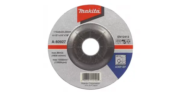 Kotouč brusný ocel 115x6x22,23mm Makita A-80927 Rychlé Dodání