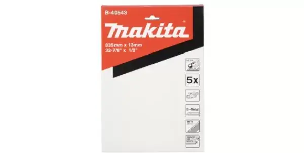 Nejlepší Cena Pilový pás BiM 14Z DPB181 5ks na kov Makita B-40543