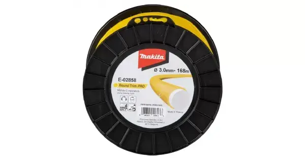 Struna nylonová Pro 3,0mm, 168m, žlutá, kulatá Makita E-02858 Víkendová Akce