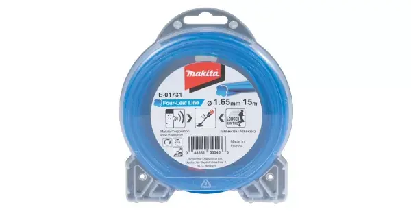 Nejlepší Cena Struna nylonová speciální pro aku stroje 1,65mm, modrá, 15m Makita E-01731