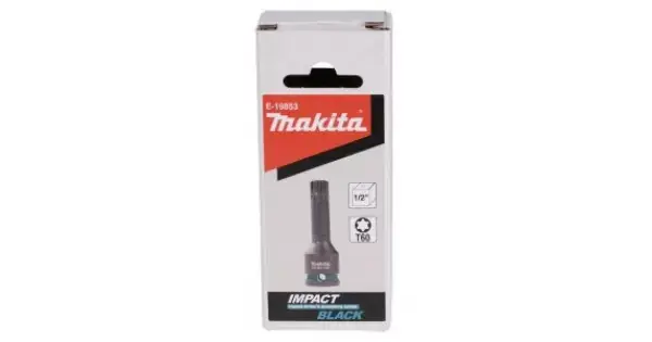 Bit nástrčný 1/2", čtyřhran, IMPACT BLACK, T60 Makita E-19853 Nejlepší Volba