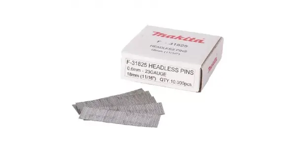 Hřebíky / pinky 18mm, 10000 ks Makita F-31825 Akční Cena