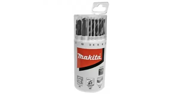Sada vrtáků do kovu, dřeva, zdiva, 3-10mm 18ks Makita P-23818 Ihned K Objednání