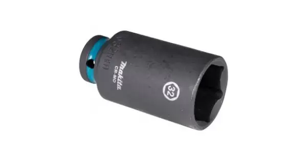 Klíč nástrčný prodloužený 1/2", čtyřhran, IMPACT BLACK, 32mm Makita E-16558 Nízká Cena