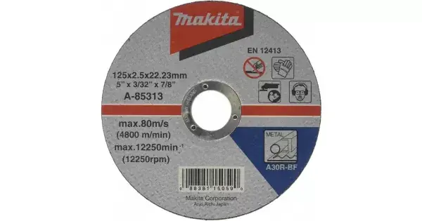 Kotouč řezný ocel 125x2,5x22,23mm Makita A-85313 Nejprodávanější