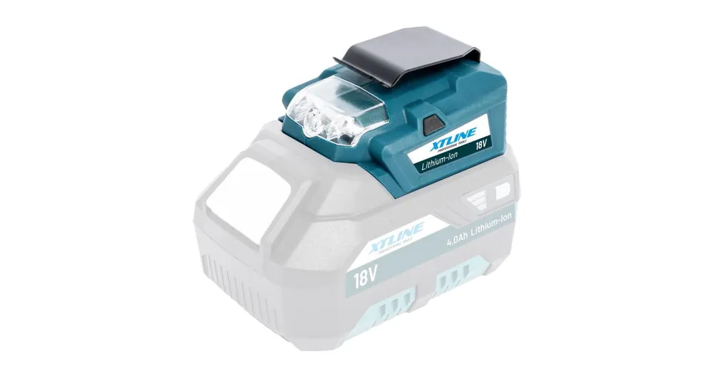 Sleva XTLINE XT102795 / Nabíječka s LED svítidlem 18 V 1.5 A