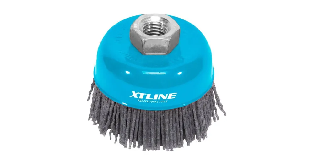 Akce XTLINE XT2207 / Kartáč nylonový hrnkový M14