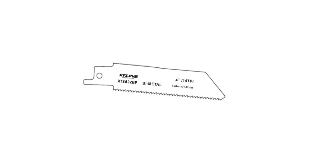 Autentický XTLINE XTS522BF / Pilové plátky mečové Bimetal, 5ks v balení 100 mm