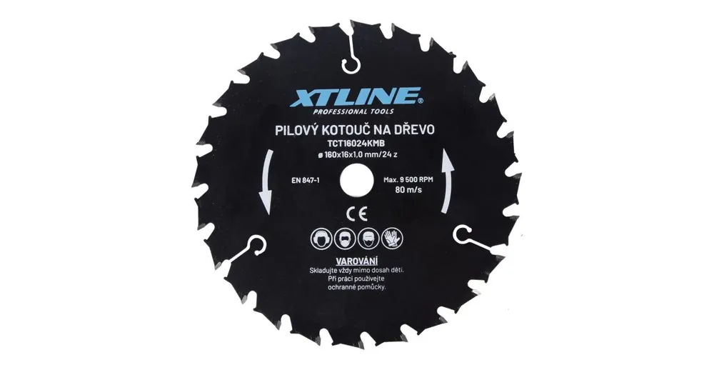 Levný XTLINE TCT1 / Kotouč pilový s SK plátky, kombinovaný