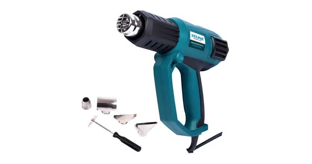 XTLINE XT106220 / Horkovzdušná pistole s regulací 2000 W s příslušenstvím Vrácení Zdarma